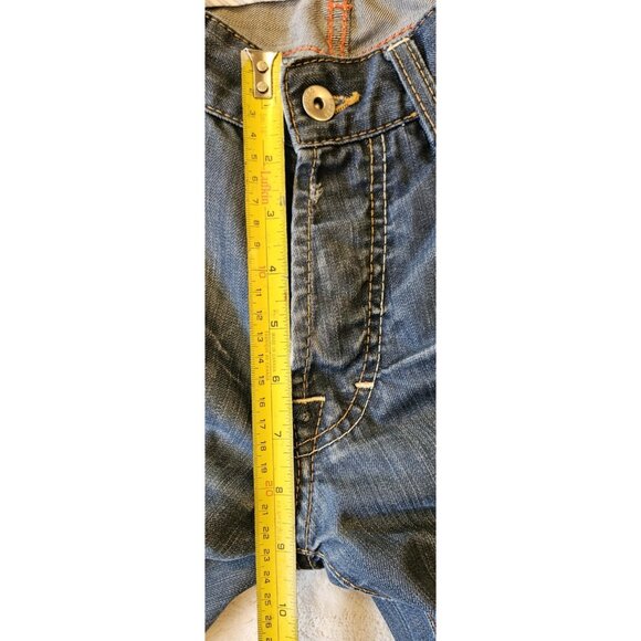 Hugo Boss Regular Fit Jeans Mens Sz 33 X 32 Distressed Wash 100% Cotton - Picture 13 of 15